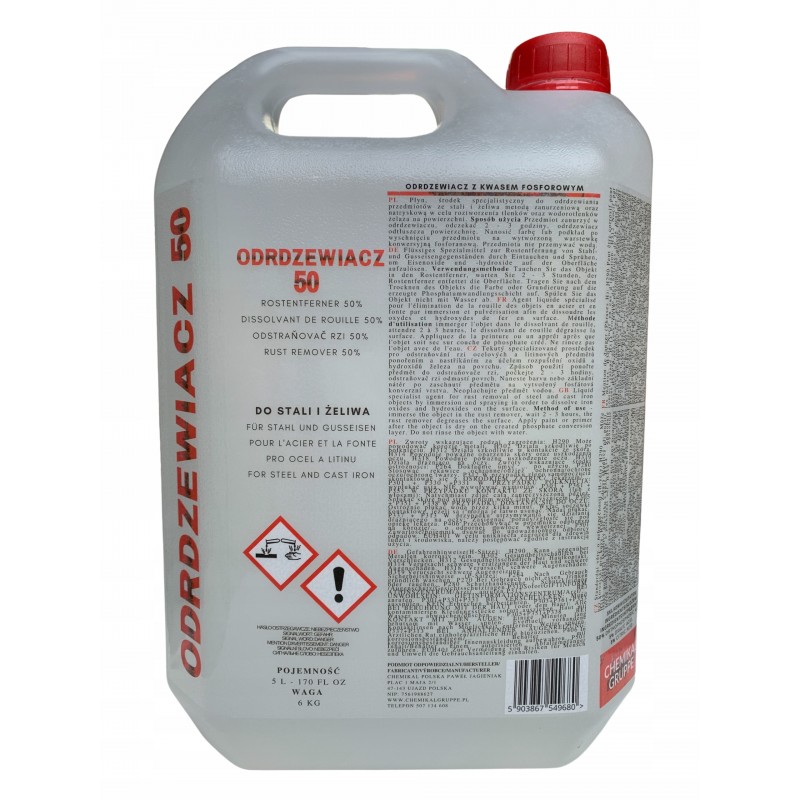 najmocniejszy odrdzewiacz do metalu