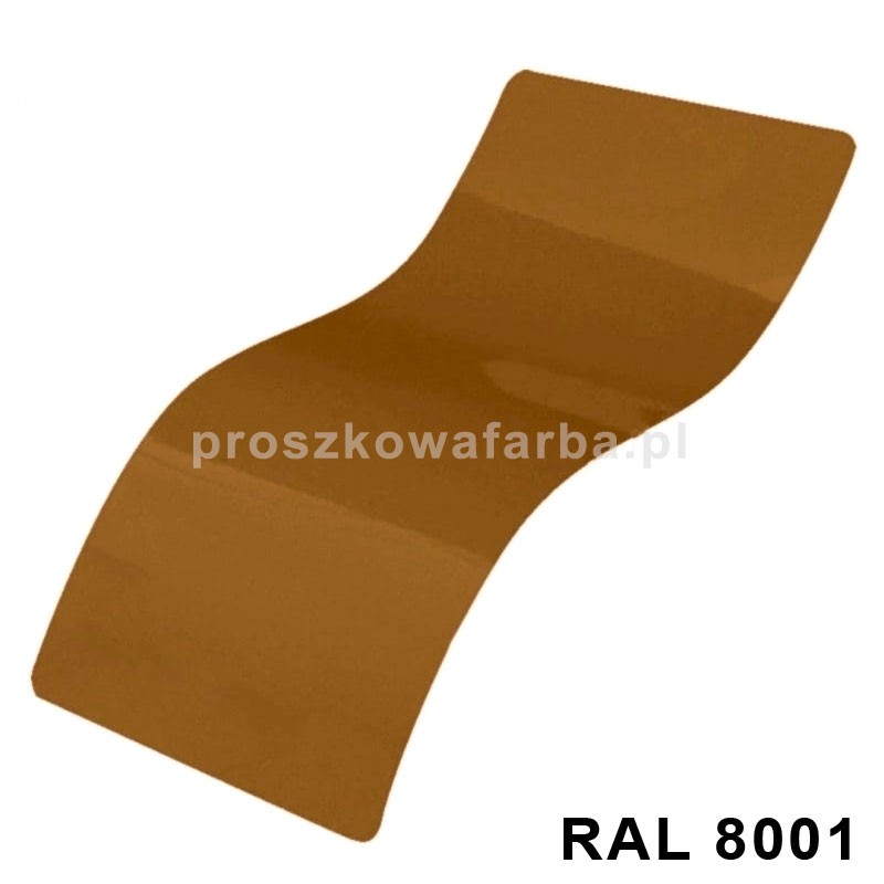 RAL 8001 Poliestrowa Kolor orzechowy Gładki Połysk 1 kg