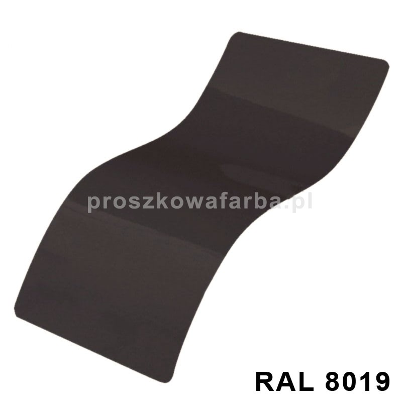 RAL 8019 Poliestrowa Kolor Brązowo-szary Gładki Połysk 1 kg