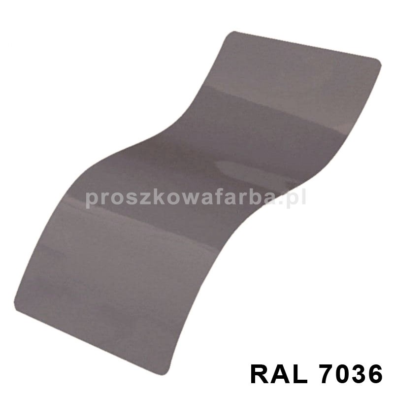 RAL 7036 Poliestrowa Kolor Szary Platynowy Gładki Połysk 1 kg