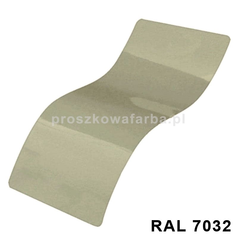 RAL 7032 Poliestrowa Kolor Szary Beżowy Gładki Połysk 1 kg