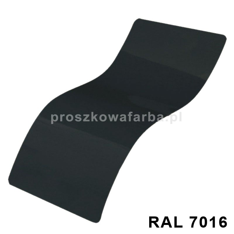 RAL 7016 Poliestrowa Kolor Szary Antracytowy Gładki Połysk 1 kg