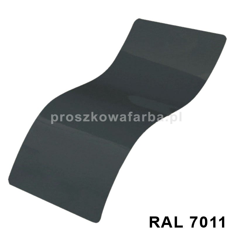 RAL 7011 Poliestrowa Kolor Szary Stalowy Gładki Połysk 1 kg