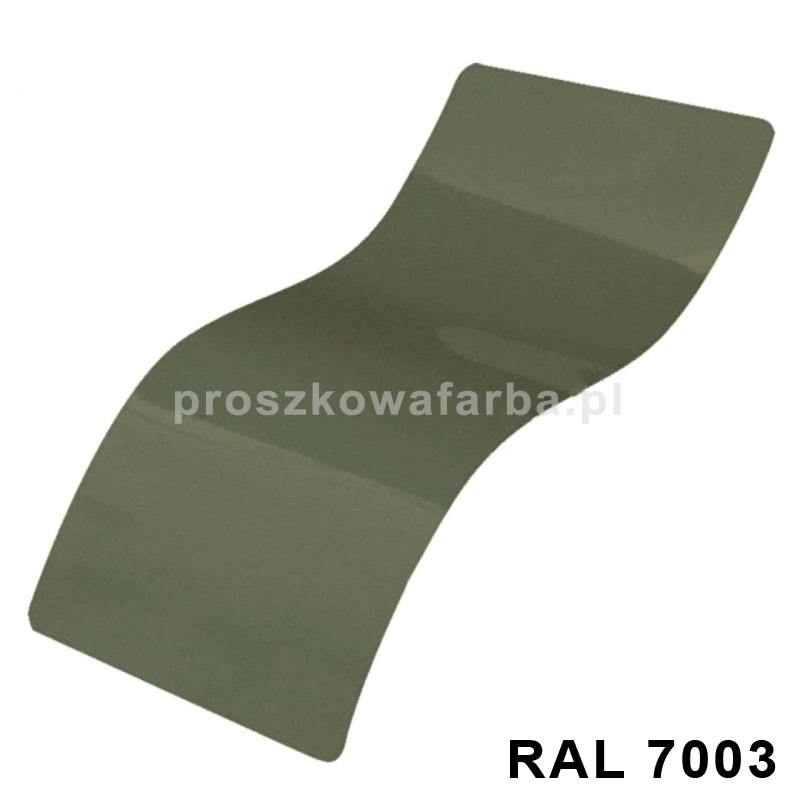 RAL 7003 Poliestrowa Kolor Szary Szałwiowy Gładki Połysk 1 kg