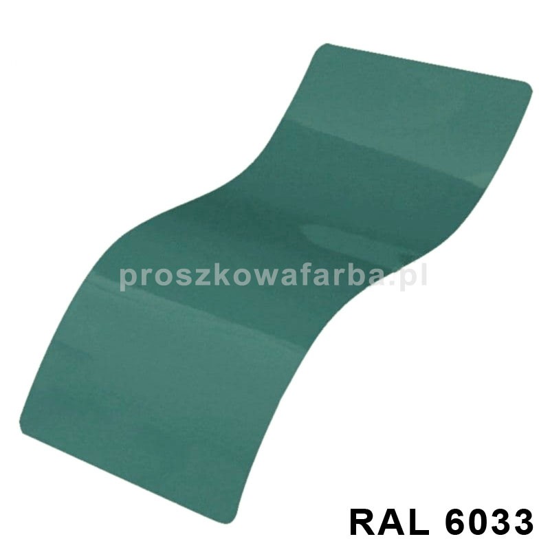 RAL 6033 Poliestrowa Kolor Turkusowy Ciemny Gładki Połysk 1 kg