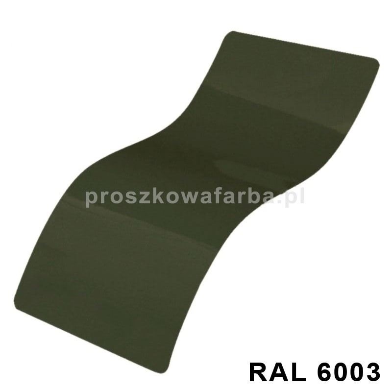 RAL 6003 Poliestrowa Kolor Zielony Oliwkowy Gładki Połysk 1 kg