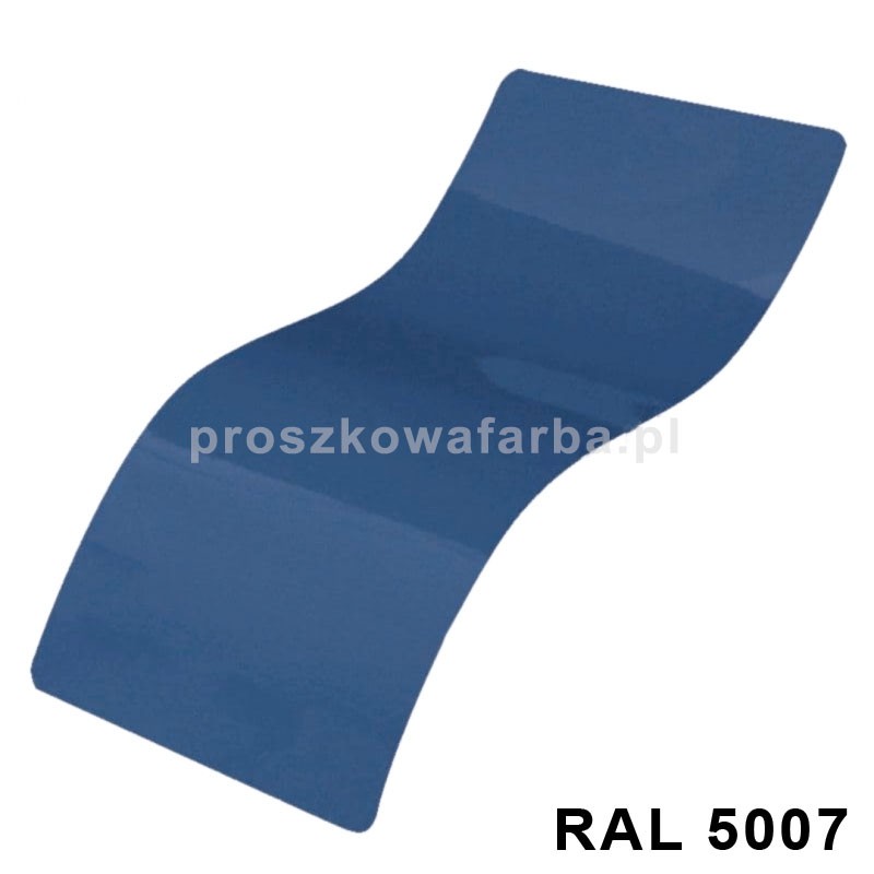 RAL 5007 Poliestrowa Kolor Niebieski Brylantowy Gładki Połysk 1 kg
