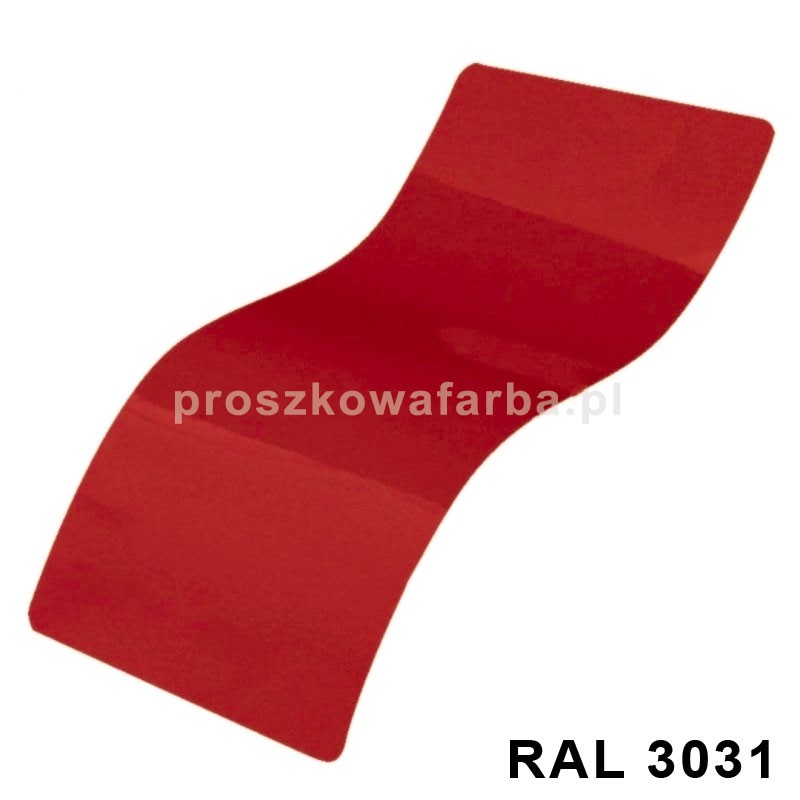 RAL 3031 Poliestrowa Kolor Czerwony Ciemny Gładki Połysk 1 kg