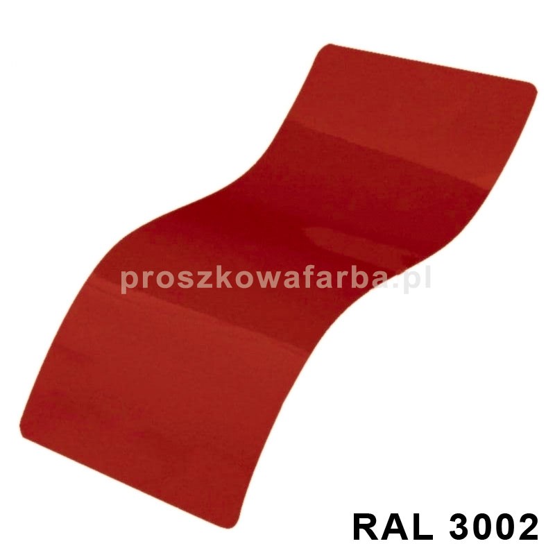 RAL 3002 Poliestrowa Kolor Czerwień Karminowa Gładki Połysk 1 kg