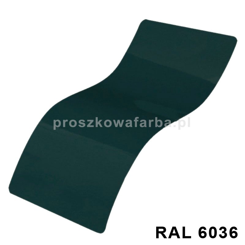 RAL 6036 Poliestrowa Kolor Zielony Perłowy Gładki Połysk 1 kg