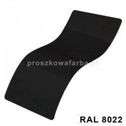 RAL 8022 Poliestrowa Brązowo czarny PÓŁPOŁYSK 1 kg