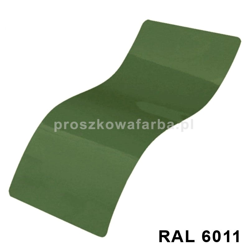 RAL 6011 Poliestrowa Kolor Zielony Groszkowy PÓŁPOŁYSK 1 kg