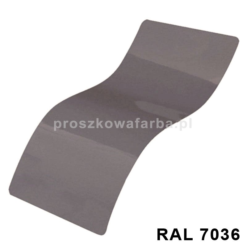 FARBA PROSZKOWA RAL 7036 Poliestrowa Kolor Szary Platynowy Drobna Struktura 1 kg