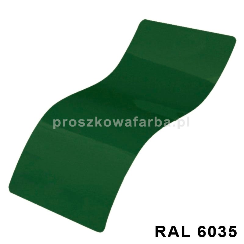 FARBA PROSZKOWA RAL 6035 Poliestrowa Kolor Zielona Perła SATYNA 1 kg