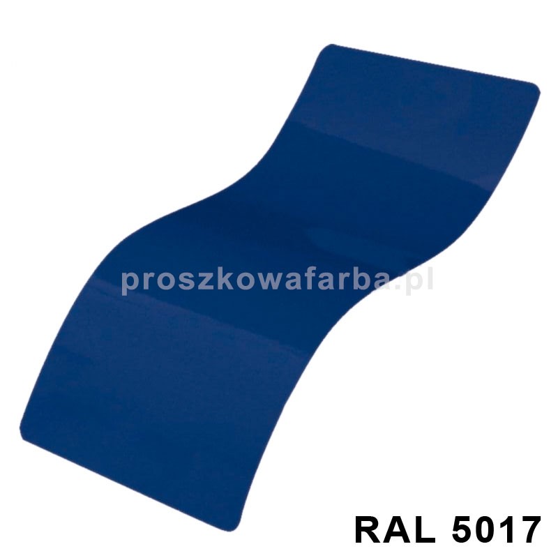 FARBA PROSZKOWA RAL 5017 Poliestrowa Kolor Niebieski Morski Gruba Struktura 1 kg