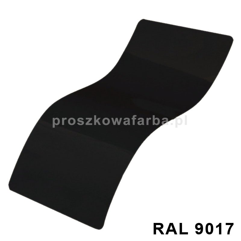 RAL 9017 Epoksydowo-Poliestrowa Kolor Czarny Ostrzegawczy Gładki Połysk 1 kg