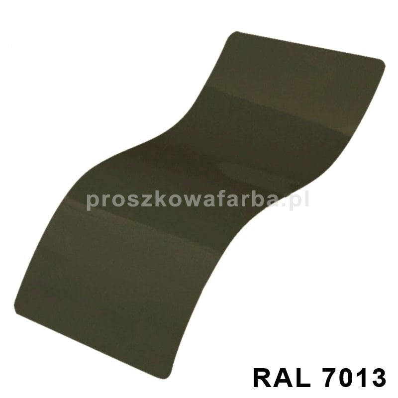 RAL 7013 Epoksydowo-Poliestrowa Kolor Szary Brązowy Gładki Połysk 1 kg