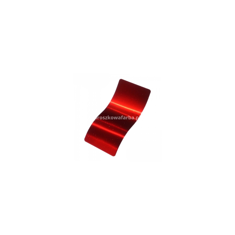 Farba Proszkowa Transparent czerwony Gładki Połysk - 1 KG