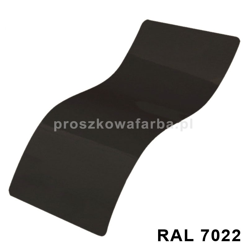 FARBA PROSZKOWA RAL 7022 Epoksydowo-Poliestrowa Kolor Szary Ciemny Drobna Struktura 1 kg