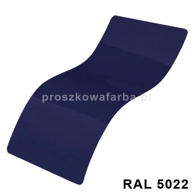 FARBA PROSZKOWA RAL 5022 Epoksydowa-Poliestrowa Kolor Niebieski Ciemny Drobna Struktura  1 kg
