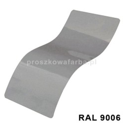 FARBA PROSZKOWA RAL 9006 Epoksydowy-Poliestrowa Srebny Aluminiowy SATYNA 1 kg