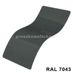 RAL 7043 Poliestrowa Szary Ciemny Drobna Struktura 1 kg