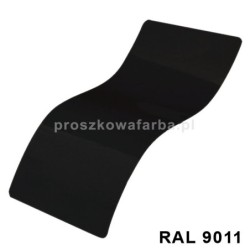 RAL 9011 Poliestrowa Czarny Grafitowy Drobna Struktura 1 kg