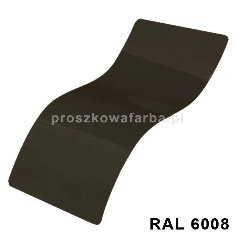 RAL 6008 Poliestrowa Zielony Brązowy SATYNA 1 kg