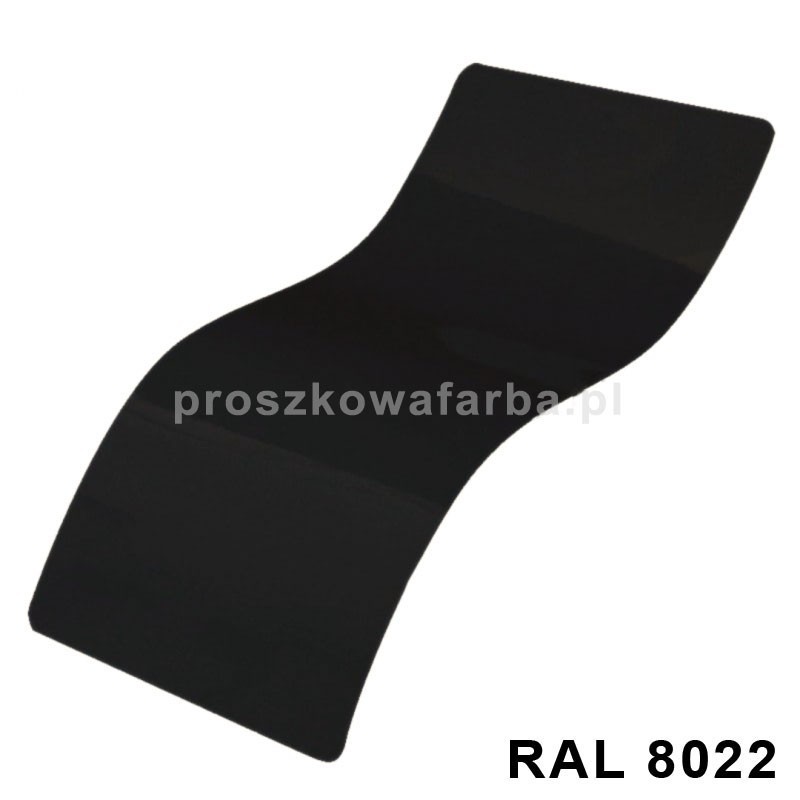 RAL 8022 Poliestrowa Brązowo czarny PÓŁPOŁYSK 1 kg