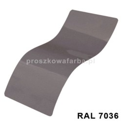 Farba Proszkowa RAL 7036 Szary Platynowy