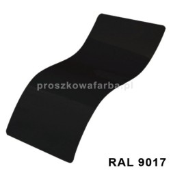 RAL 9017 Poliestrowa Czarny Ostrzegawczy Gładki Połysk 1 kg