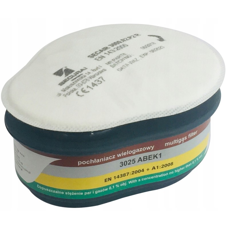 maska z filtrami ochronnymi