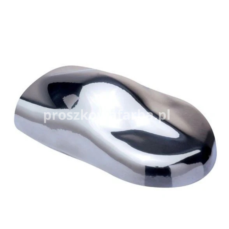 Farba proszkowa chrom z połyskiem