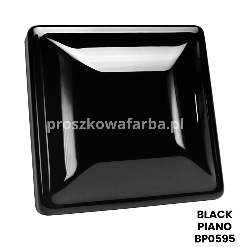 Black Piano Farba Proszkowa Gładki Wysoki Połysk - BP0595