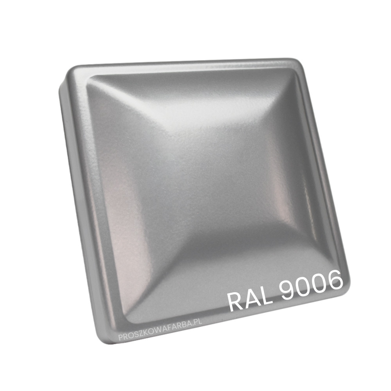 RAL 9006 Poliestrowa Kolor Srebny Aluminiowy Gładki Połysk 1 kg