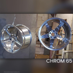 Farba proszkowa chrom 65 do felg