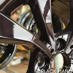 Farba Proszkowa BLACK PIANO Gładki Wysoki Połysk [POLIURETAN]