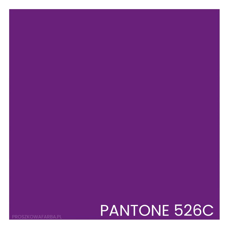 Farba Proszkowa PANTONE 526C Poliester