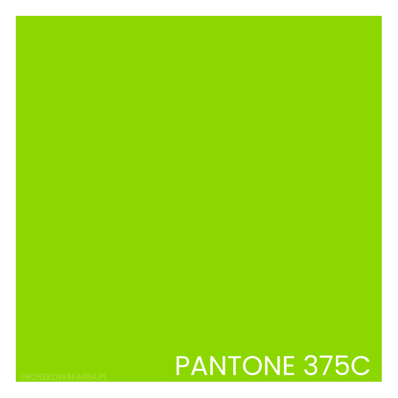 Farba Proszkowa PANTONE 375C Poliester