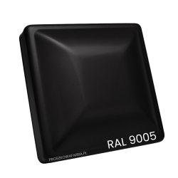 RAL 9005 Epoksydowo-Poliestrowa Czarny MAT 1 kg