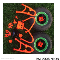 Farba proszkowa Świetlisty Pomarańczowy