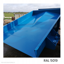 FARBA PROSZKOWA RAL 5019 Poliestrowa Niebieski Capri SATYNA  1 kg