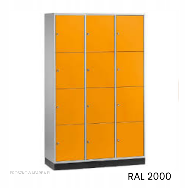 RAL 2000 Poliestrowa Żółta Pomarańcz Gładki Połysk 1 kg