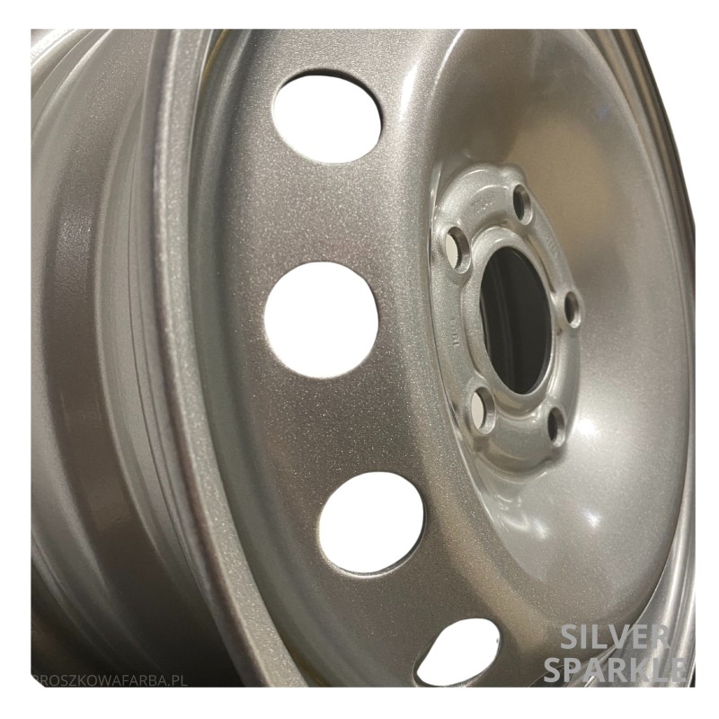 Farba Do Felg SREBNY SPARKLE Gładki Półpołysk PG1080