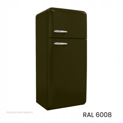 RAL 6008 Poliestrowa Zielony Brązowy Gładki Połysk 1 kg