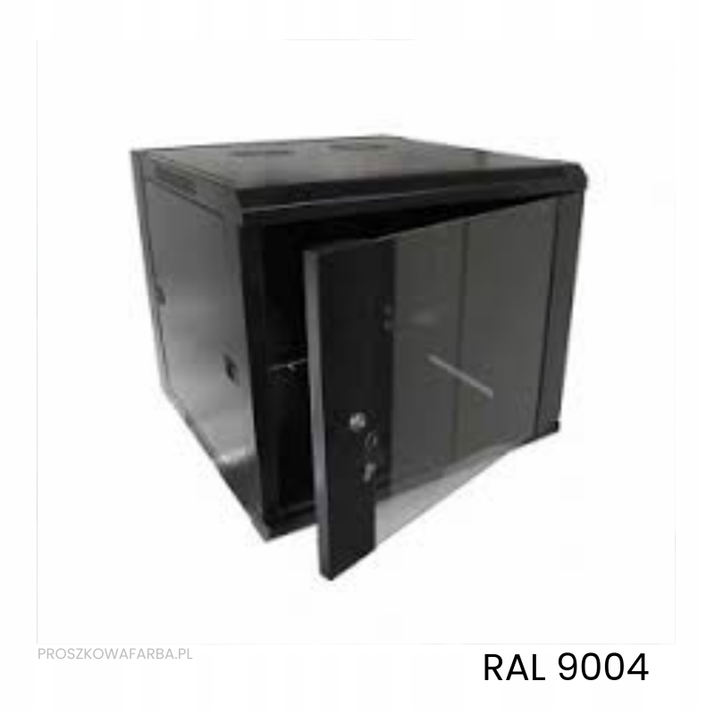 RAL 9004 Poliestrowa Czarny Sygnałowy Gładki Połysk 1 kg