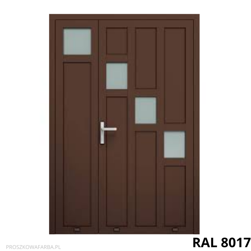 Farba Proszkowa Ciemny Brąz