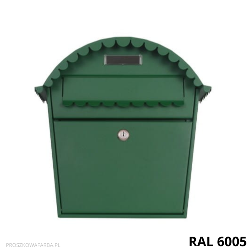 RAL 6005 Poliestrowa Zielony Mech Gładki Połysk 1 kg