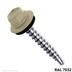 RAL 7032 Poliestrowa Szary Beżowy Gładki Połysk 1 kg