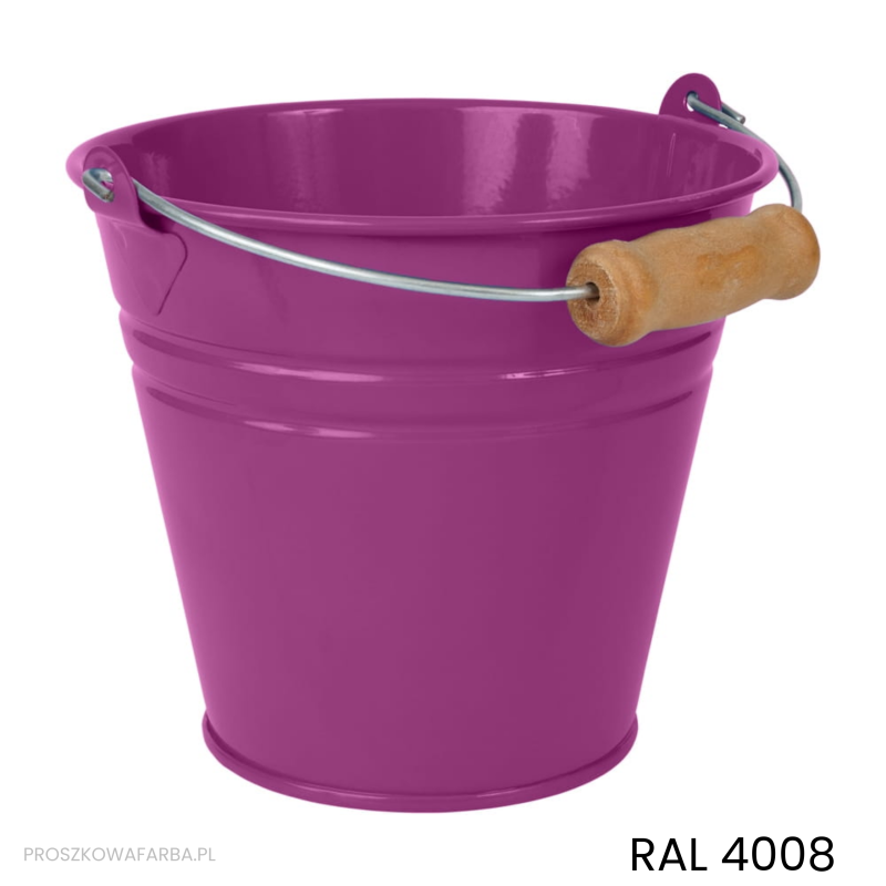 FARBA PROSZKOWA RAL 4008 Poliestrowa Fioletowy Sygnałowy PÓŁMAT  1 kg